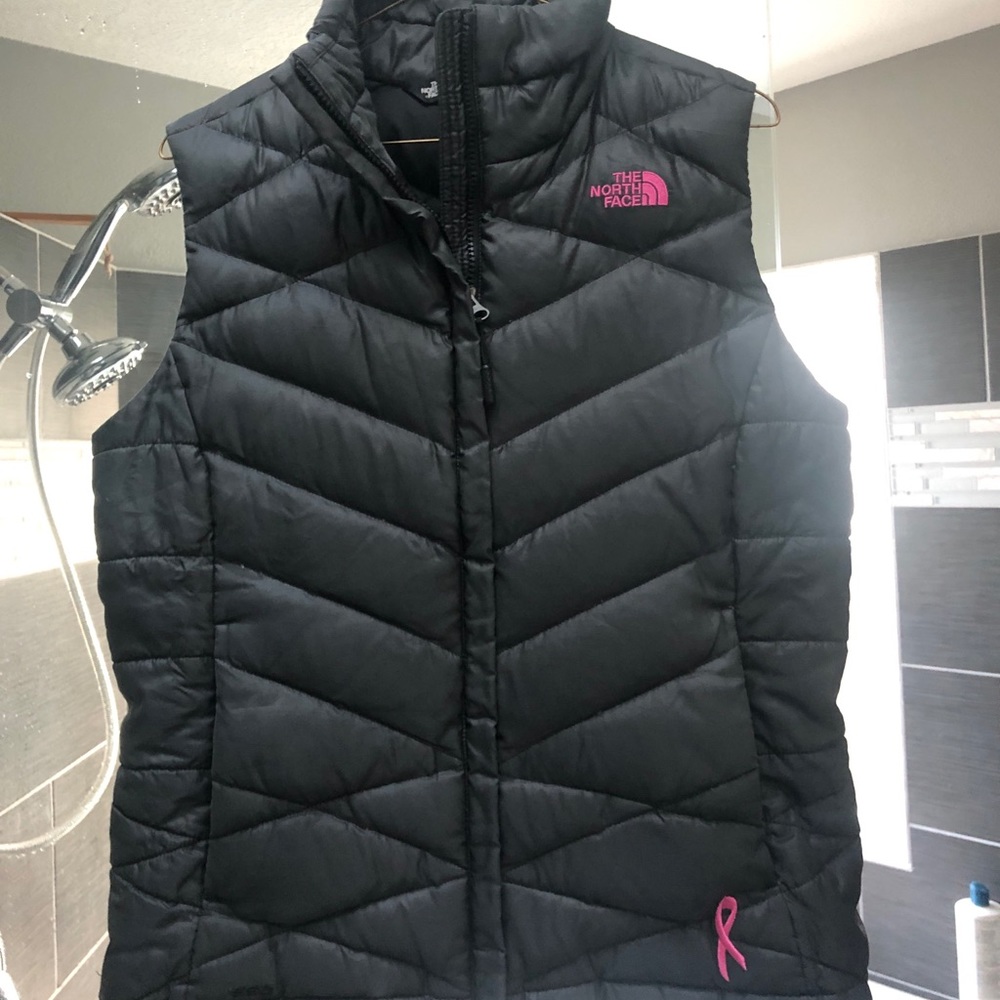 Black Northface puffer vest